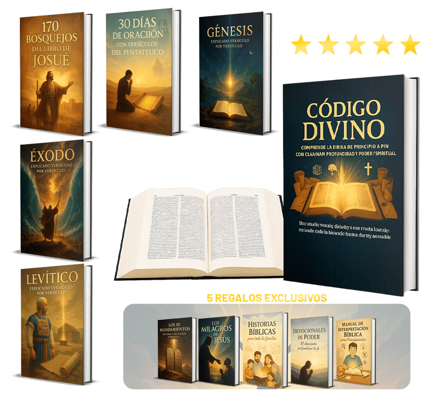 Mockup del material Código Divino
